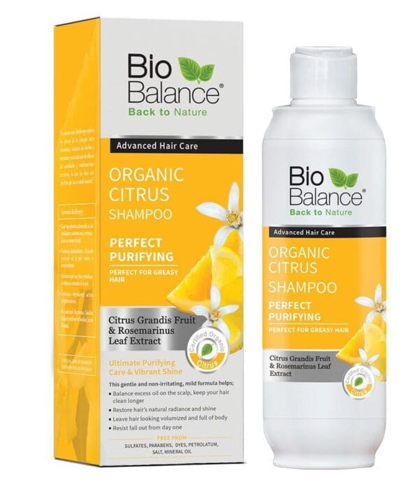 Organic Citrus Shampoo 330ml - Image 2