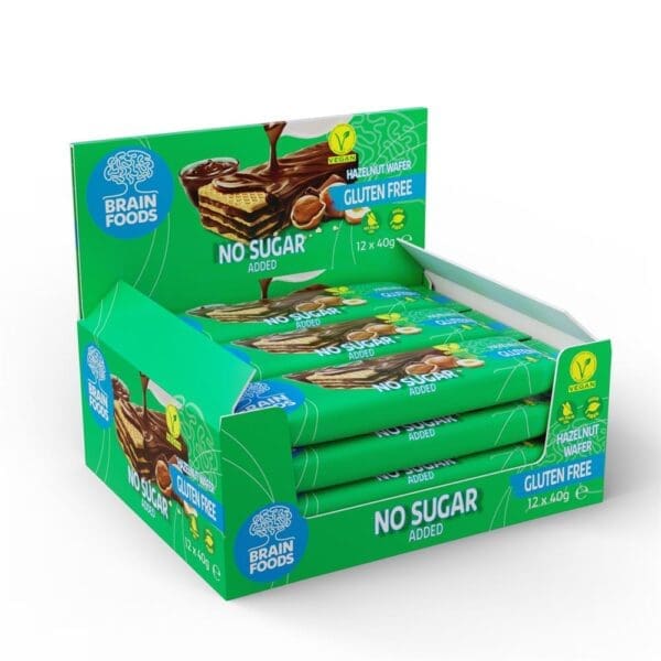 No Sugar Gluten Free Hazelnut Wafer 30g - Image 2