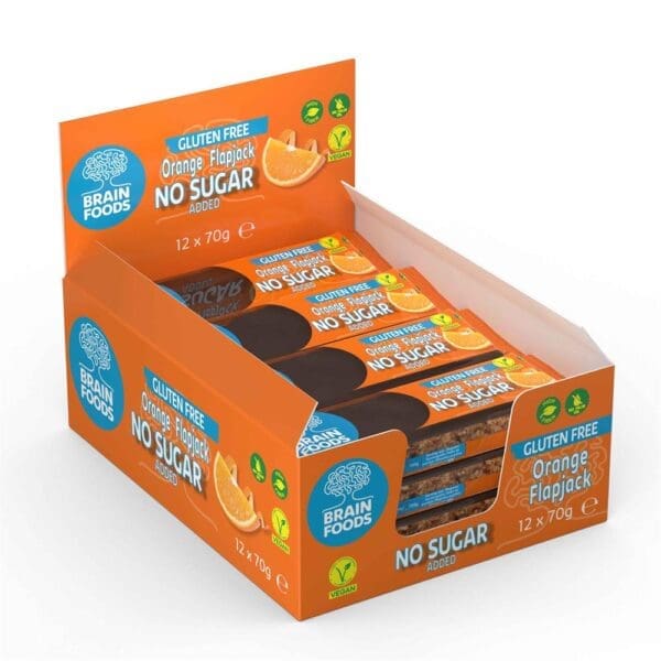 Orange Flapjack 70g - Image 2