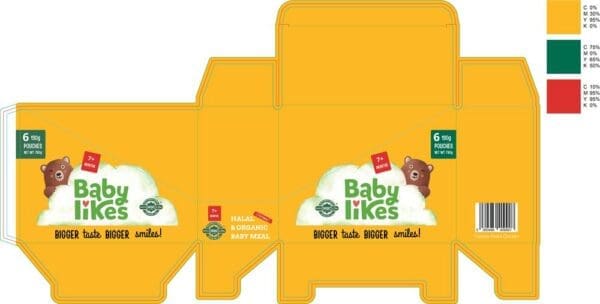 Tomato Pasta Chicken - Halal Baby Food 7 months plus+ 130g - Image 2