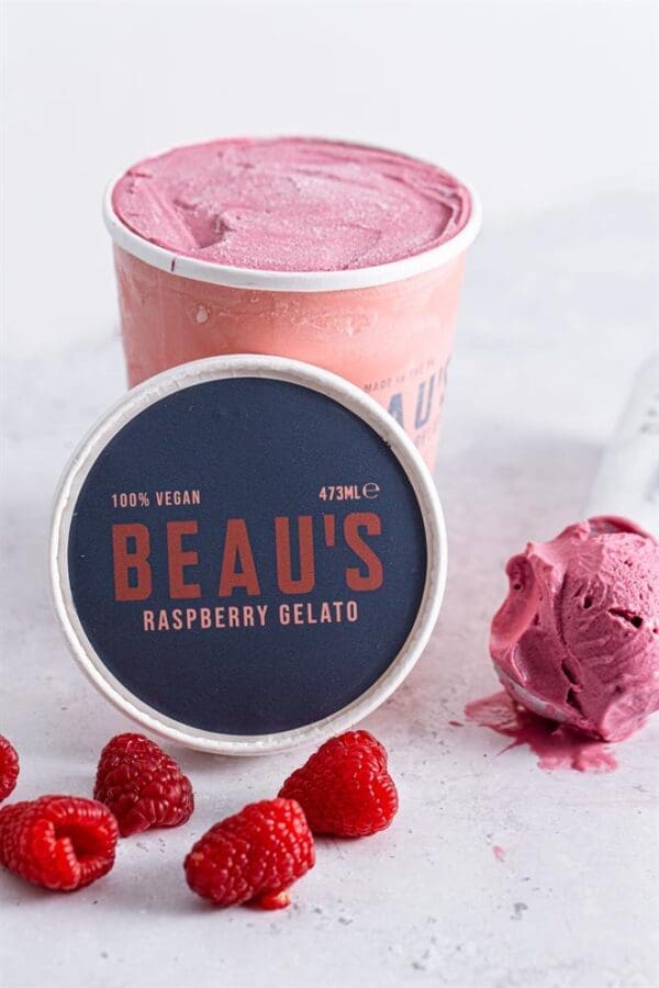 Raspberry Vegan Gelato 450ml - Image 2