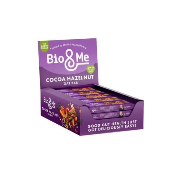 Bio&Me Cocoa & Hazelnut Gut-Loving Oat Bar 38g - Image 2