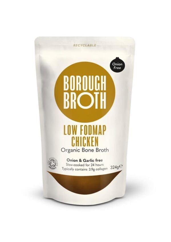 100% Organic Low FODMAP Chicken Bone Broth 324g - Image 2