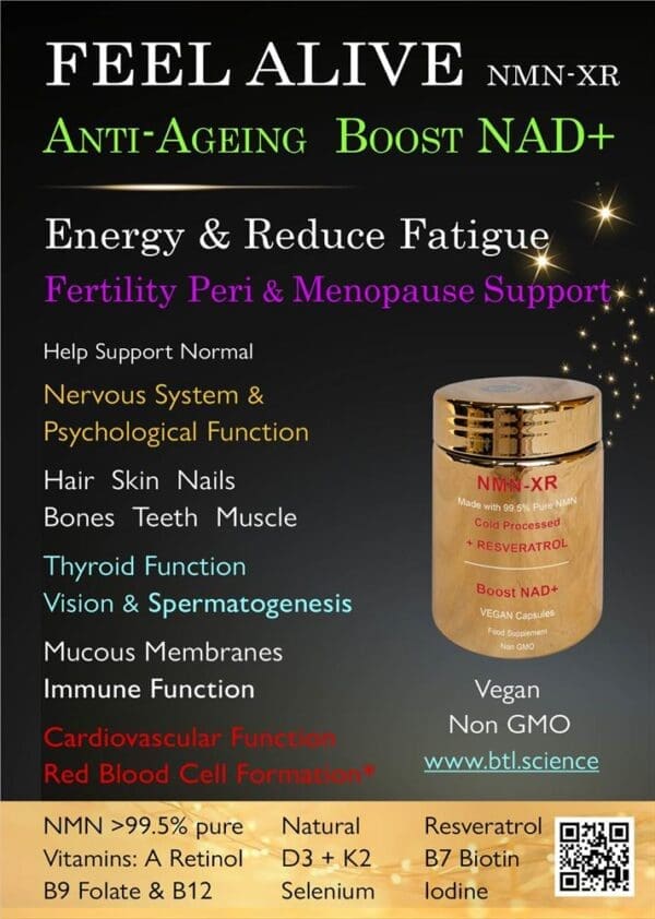 NMN 80 grams Anti-Ageing Boost NAD+ Energy >99% Pure +Citrus - Image 2