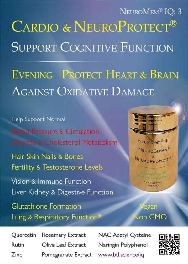 IQ3 NeuroClean & Protect + Cognitive Function
EVENING XL 90s - Image 2