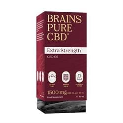 Brains Pure CBD Oil Dropper 1500mg 30ml