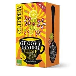 Clipper Organic Groovy Ginger Hemp Infusion 20 Bags