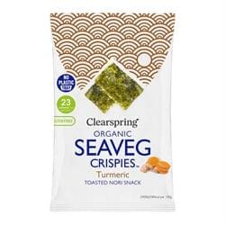 Organic Seaveg Crispies Turmeric 4g (TRAYLESS) 4g