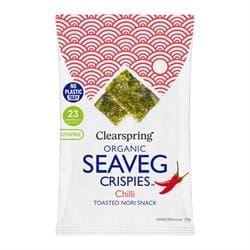 Organic Seaveg Crispies Chilli 4g (TRAYLESS)