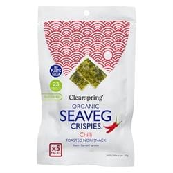 Chilli - Organic Seaveg Crispies Multipack (TRAYLESS) 20g