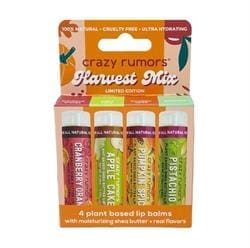 Crazy Rumors Harvest Mix Lip Balms (4 pack)