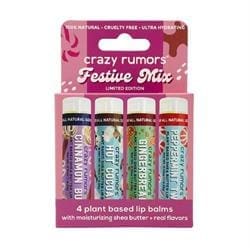 Crazy Rumors Festive Mix Lip Balms (4 pack)