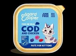 Edgard & Cooper Cat Wet Food - Kitten Pate - Cod & Chicken 85g