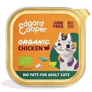 Edgard & Cooper Organic Turkey and Chicken Pate for Adult Cats