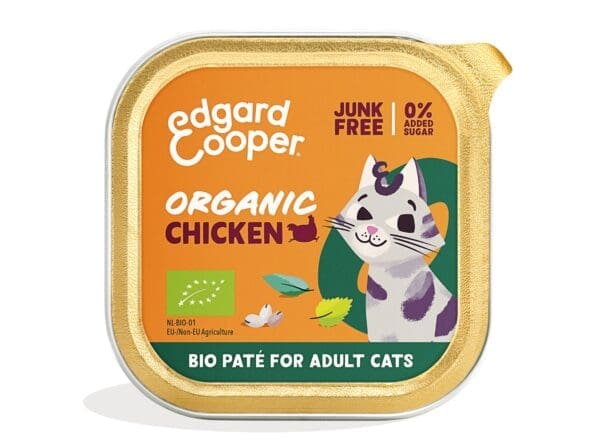 Edgard & Cooper Organic Turkey and Chicken Pate for Adult Cats