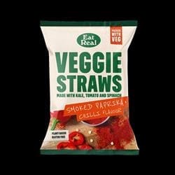 Eat Real Veggie Straws Smoked Paprika & Chilli 110g