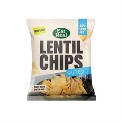 Eat Real Lentil Chips Salted 18g