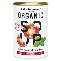 Organic Tomato & Basil Soup 400g