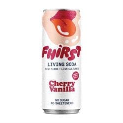 FHIRST Living Gut Soda Cherry Vanilla Probiotic + Prebiotic 330ml