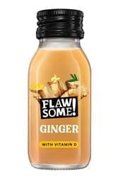 Flawsome Immunity Kick Ginger + Vitamin D Shot Glass 60ml