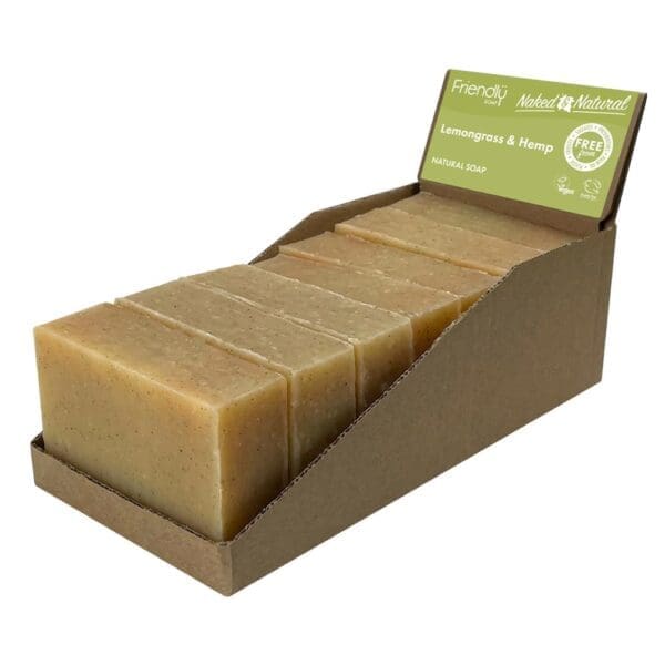 Friendly Soap - Naked and Natural - Lemongrass Soap - 7 x 95g - Image 2