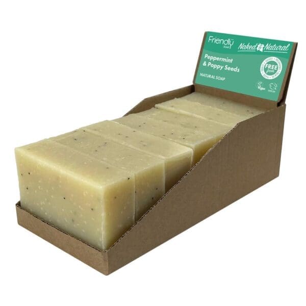 Friendly Soap - Naked and Natural - Peppermint Soap - 7 x 95g - Image 2