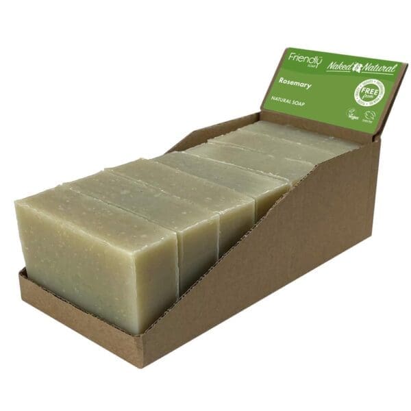 Friendly Soap - Naked and Natural - Rosemary Soap - 7 x 95g - Image 2