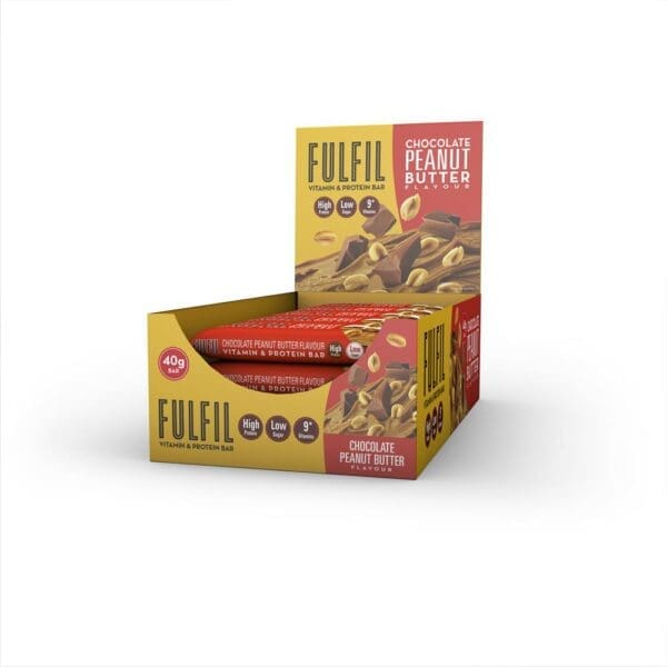 Vitamin and Protein Chocolate Peanut Butter Bar 40g -  NON HFSS - Image 2
