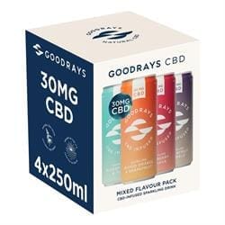 Goodrays 30mg CBD Drinks - 4 Flavour Mix Pack