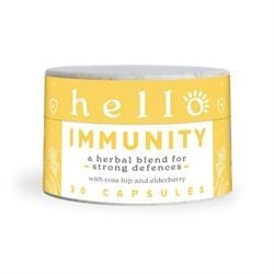 Hello Immunity natural daily support 400mg 30 caps