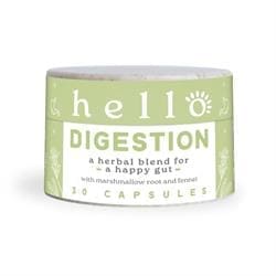 Hello Digestion complete digestive support 400mg 30 caps