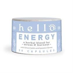 Hello Energy natural calm & energy herbal 400mg 30 caps