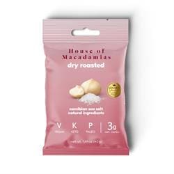 House of Macadamias Nuts Dry Roasted with Namibian Sea Salt 40g