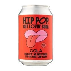 Hip Pop Gut Lovin' Soda Cola 330 ml (case of 12 cans)