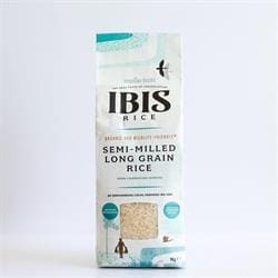 Organic Semi-milled Long Grain Rice Jasmine 1kg