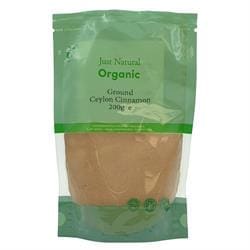 Organic Ground Ceylon Cinnamon 200g