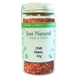 Organic Chilli Flakes (Jar) 40g