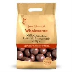 Milk Chocolate Coated Honeycomb 250g