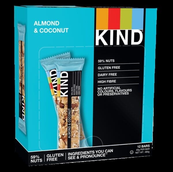 Almond & Coconut Bar 40g - Image 2