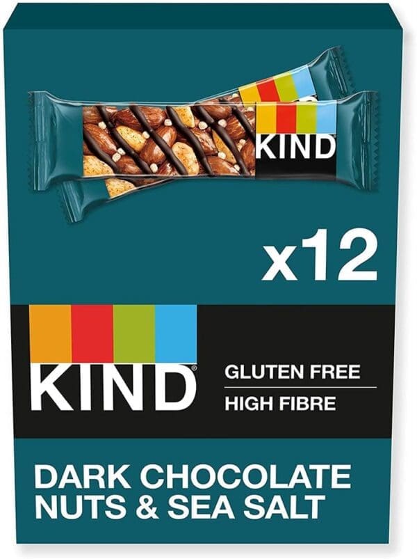 Dark Chocolate Nuts & Sea Salt Bar 40g - Image 2