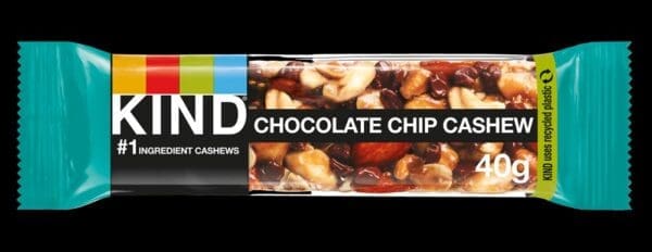 Chocolate Chip Cashew Bar 40g - Image 2