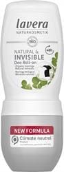 Natural & Invisible Deodorant Roll On 50ml