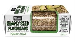 Gluten Free Pumpkin Seeds Flatbreads 100g