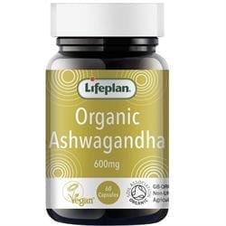 Organic Ashwagandha Capsules 600mg x 60