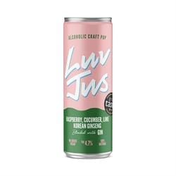 LuvJus Raspberry & Gin Drink 4.7% 250ml