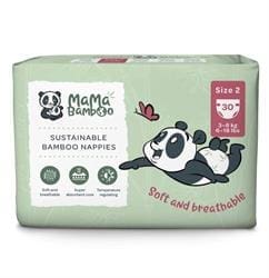 Mama Bamboo Eco Nappies - Size 2 (Small) 830g