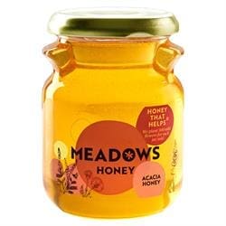 Meadows Acacia Honey 340g glass vacuum sealed jar