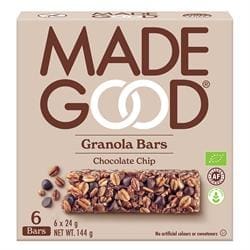 MadeGood Granola Bar Chocolate Chip 6 x 24g Multipack