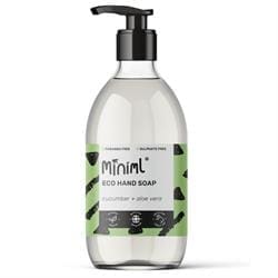 Natural Hand Soap Cucumber in a 500ML Glass Bottle