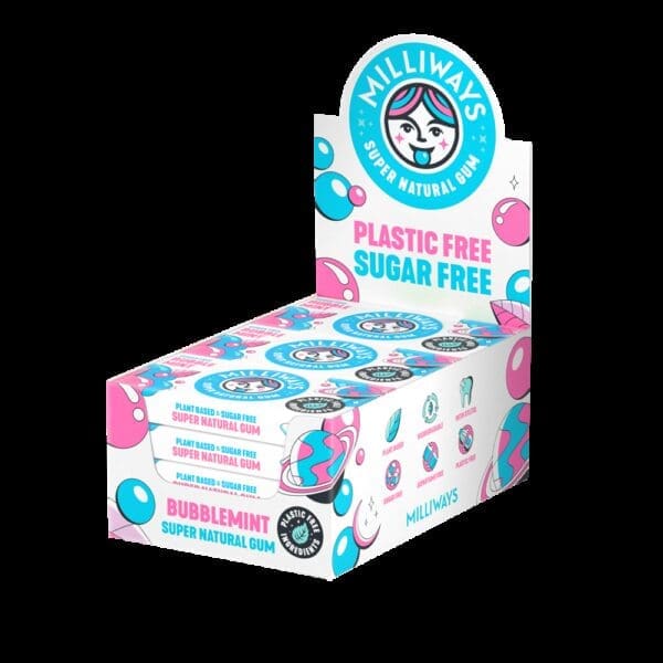 Milliways Bubblemint Chewing Gum 19g - Image 2